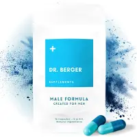 Dr. Berger Male Formula – Natürliches Potenzmittel für Männer Alternative zu Viagra und Kamagra 15 St Kapseln
