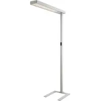 Arcchio Stehlampe Susi , dimmbar, alu / grau / zink, für Arbeitszimmer / Büro, Aluminium, Modern