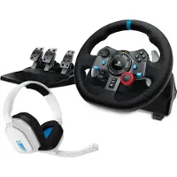 Logitech G29 Driving Force Racing Wheel + Astro A10