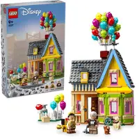 LEGO | Disney and Pixar Carls Haus aus „Oben“, baubares Spielzeug mit Luftballons, Carl, Russell und Dug-Figuren, ikonische Geschenkidee für Mädchen und Jungen 43217