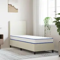 vidaXL Memory-Schaum-Matratze 80x200x17 cm Weich Weiß