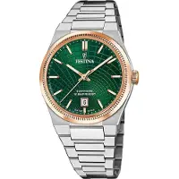 Festina Herrenuhr Swiss Made Armbanduhr Edelstahl silber UF20065/3