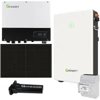 Growatt SPH3000TL BL-UP3kWp PV Komplettanlage mit 6,5 kWh Solarspeicher