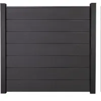GROEN & JANSSEN Hauptelement GroJa Flex Grande Stecksystem ohne Pfosten 180 x 180 cm anthrazit