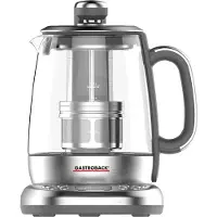 Gastroback Design Advanced Plus, 1,5 l, 2000 W, Edelstahl, Glas, Edelstahl, Regelbare Temperatur, Wasserstandsanzeige