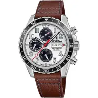 Festina Herrenuhr Swiss Made Armbanduhr Leder braun UF20056/1