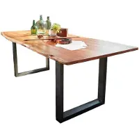 Massivart Esstisch Massivholztisch massiv Akazie lackiert 120 x 80 cm - AGRA - Die Möbelfundgrube (Esstisch Massivholztisch massiv Akazie lackiert 200 x 100 cm - AGRA - Die Möbelfundgrube)