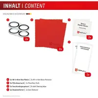Displex CamGlass All-In-One Kameraschutz für das Apple iPhone 16 / 16 Plus / 17 - Clear