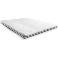 Supportho Kaltschaumtopper Premium Topper 180 x 200 cm H3, Höhe 9 cm, Härtegrad H3 mit antibakteriellem Bezug