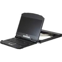 Aten CL3800NW IT Kurze Dual-Rail 18,5"-LCD-Konsole (USB HDMI DVI VGA) IT-Layout