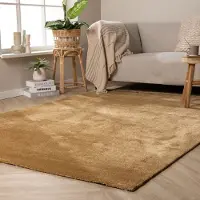 NATURL. Waschbarer Teppich - Clean Gold 140x200 cm