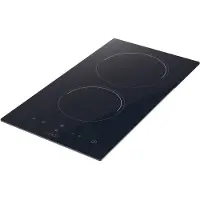 Candy Idea CDH30, Schwarz, Integriert, 28.8 cm, Keramik, Glaskeramik, 2 Zone(n)