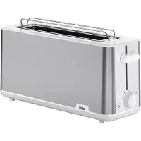 Braun HT 1610, Edelstahl, Weiß, Kunststoff, Edelstahl, Tasten, Drehregler, 1030 W, 25 cm, 452 mm
