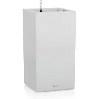 Lechuza 'Canto Stone 30 high', quarzweiß, ca. 30 x 30 x H 56 cm