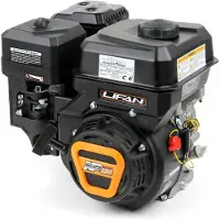 Wiltec LIFAN KP230 Benzinmotor mit 6,5 PS Einzylinder für Rüttelplatten und Baumaschinen, luftgekühlter 4-Takt Motor mit 20 mm Kurbelwelle, OHV-Ventilsteuerung & 459 cc Hubraum