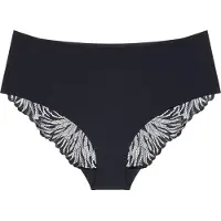 Triumph Klassischer Damenslip mit hoher Taille Pretty 10222227 Schwarz 34