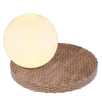 Globo Solarleuchte Garten Kugel Rattan Solarlampe Außen Außenleuchte Solar 36851