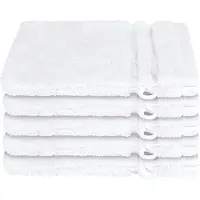 Schiesser Waschhandschuh "Milano im 5er Set", (5 St., 5er Set Waschlappen 16 x 22 cm), mit Webbordüre