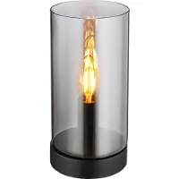 Globo Lightning LED Tischleuchte Olly schwarz max. 25W E14 mit Schalter