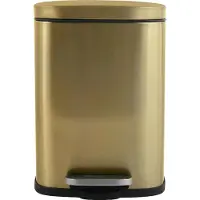 Spirella Treteimer Venedig - matt gold - 5L - Metall - 21 x 30 cm