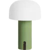 Leitmotiv - Tischleuchte Luca Led - Grün - Ø15cm Tischlampe - Nachttischlampe, Wohnzimmer, Schlafzimmer