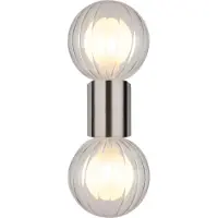 Globo Lighting Wandleuchte Aluminium Druckguss matt, 2x G9 LED