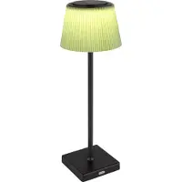 Globo Gregoir LED Tischleuchte 4W CCT IP44 Schwarz Matt, Metall 38cm 58434BP