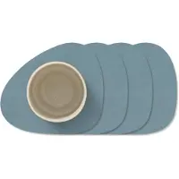 Lind DNA Untersetzer Glass Mat Curve Nupo Light Blue (4er Set)