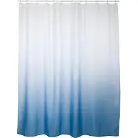 MSV RIDEAU DE DOUCHE POLYESTER 180X200CM BLEU
