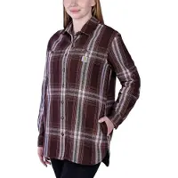 Carhartt Hemd Twill Plaid Shirt Damen Lavender-XL