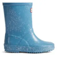 Hunter Gummistiefel First Giant Glitter Kinder Azur Blue-Schuhgröße 22