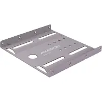 Axagon RHD-125B Halterahmen für 1x 2.5" im 3.5" Slot - grau, Metall, Grau