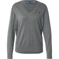 Ralph Lauren für Damen. 211972105001 Jersey Parkside grau (M), Lässig, Baumwolle, Langarm