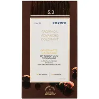 Korres Arganöl - Hochentwickelte Haarcoloration Hellbraun Gold 5.3 1 St
