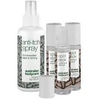 Australian bodycare 4er–Paket zur Pflege bei Mückenstichen und Insektenbissen 127 ml Set