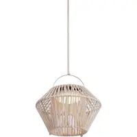 QAZQA Böhmische Tischleuchte Beige inkl. LED 3-Stufen-Dimmbar IP54 Solar Wiederaufladbar - Duco