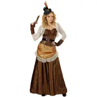 Widmann Party 3tlg. Kostüm "Steampunk" in Hellbraun/ Creme - XXL