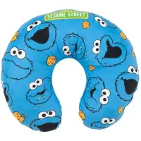 Sesame Street Krümelmonster Allover Reise Nackenkissen Nackenhörnchen in blau | Gr.: onesize