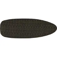 MSV Bügelbrettbezug Bügeltischbezug "Schwarz" 142 x 56 x 0,6cm