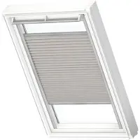 Velux Plissee-Faltstore manuell silbergrau uni FHL M08 1284S