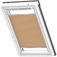 Velux Wabenplissee uni goldbeige manuell FHC S06 1049S
