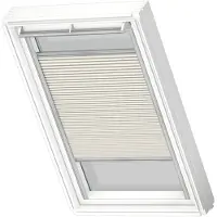 Velux Wabenplissee lichtgrau uni manuell FHC M08 1172S
