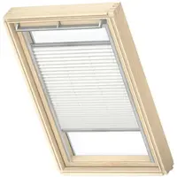 Velux Plissee Uni Weiß 1016 Faltstore, C02, Aluminiumschiene,GGU,Manuell,