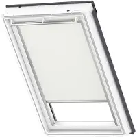 Velux Verdunkelungsrollo uni beige manuell Rahmen aluminium DKL U10 1085S