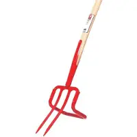 Ideal Office Idealspaten Unkrautstecher mit Bügel 2 Bajonettzinken