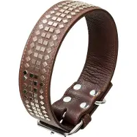 Karlie Vintage Square Stud Hundehalsband