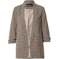 Pieces Pcbosella 3/4-arm Print Blazer | Beige | XS