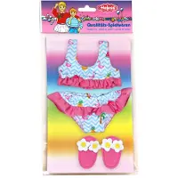 Heless Puppenbikini blau/rosa für Puppe von 28-35 cm