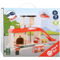 Small Foot Feuerwehrwache mit Zubehör