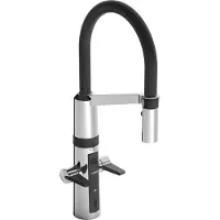 Hansa HANSAFIT SemiPro Küchenarmatur, Hybrid/Steckernetzteil, chrom, 65252213